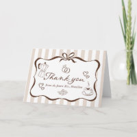 Kärlek bryggs kaffe bröllopsdusch tack