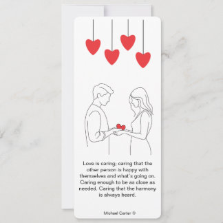 Kärlek bryr sig inbjudningar