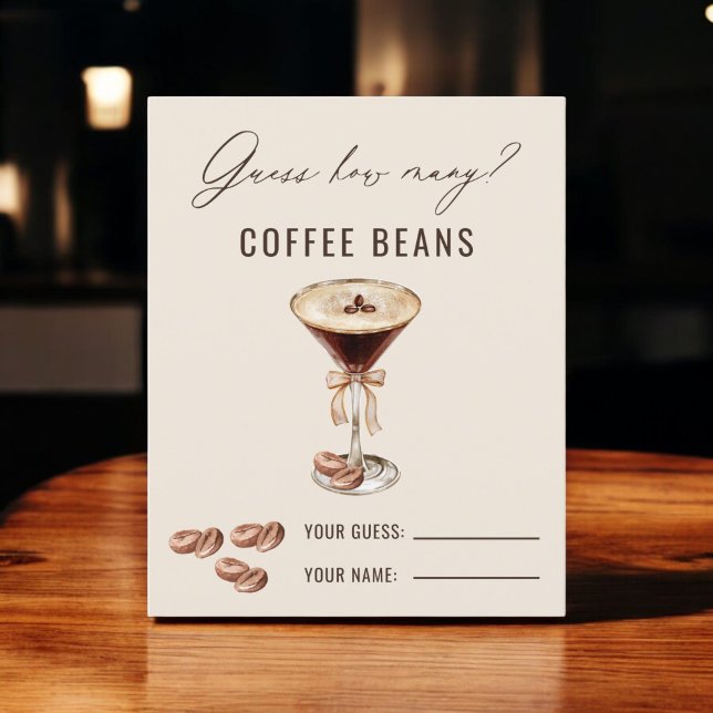 Kärlek bryter mot gissningen hur många kaffebönor (Skapare uppladdad)