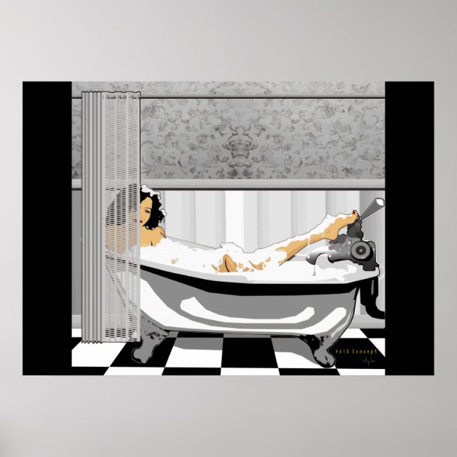 Kärlek Bubbles Poster (Framsidan)