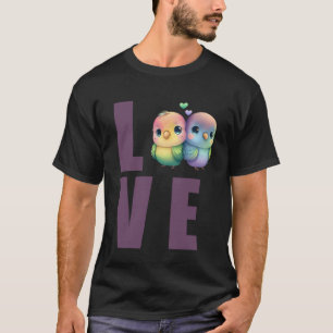 Kärlek Budgie Mamma Budgerigar Parakeet Bird Pullo T Shirt