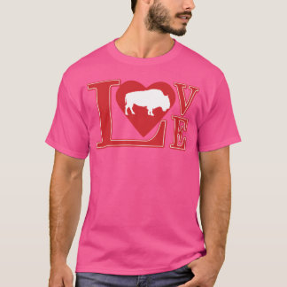 Kärlek bufflar rolig t shirt