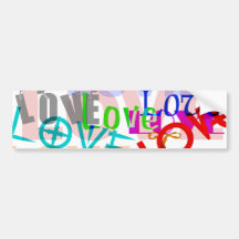 Kärlek Bumper Sticker