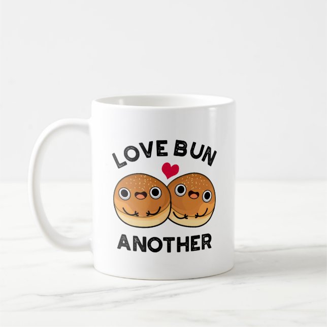Kärlek Bun en annan fin matrund Kaffemugg (Vänster)