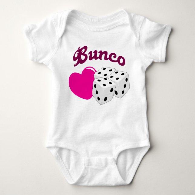 Kärlek Bunco T Shirt (Framsida)
