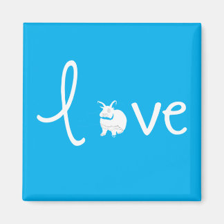 Kärlek bunny magnet