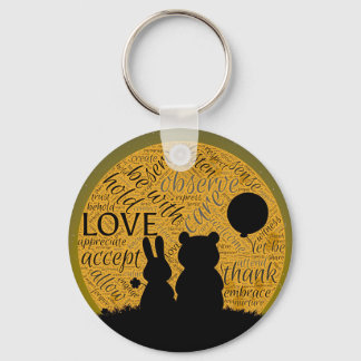 Kärlek bunny nyckelring