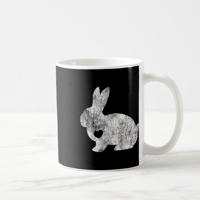 Kärlek Bunny Rabbit Älskare Animal Pet Owner Påsk  Kaffemugg (Höger)