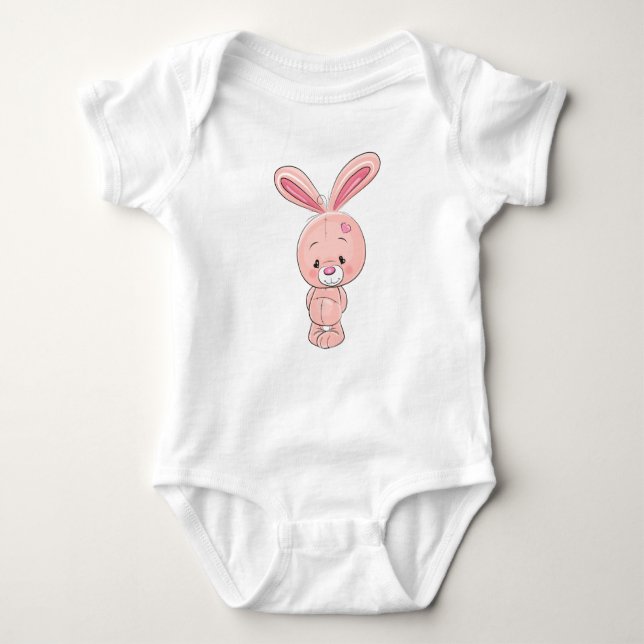 Kärlek Bunny T Shirt (Framsida)