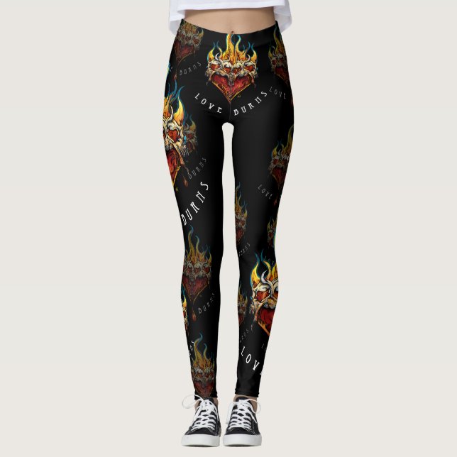KÄRLEK BURNS_Leggings Leggings (Framsida)