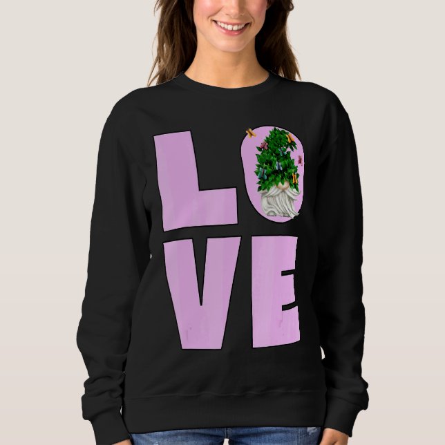 Kärlek  Bush Gnome for Women Cute Summer Bu T Shirt (Framsida)