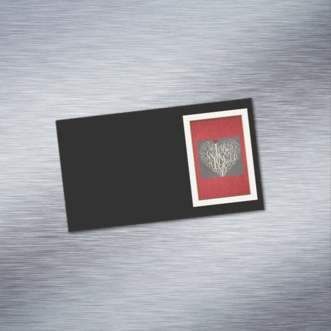 Kärlek Business Korthållare Magnet (In Situ)