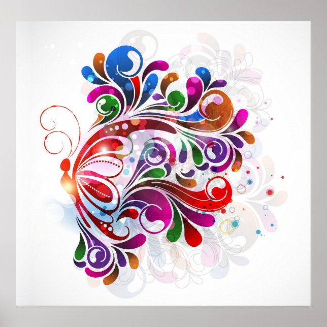 Kärlek Butterflies Poster (Framsidan)