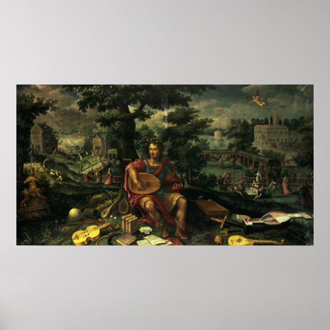 Kärlek, c.1600 poster (Framsidan)