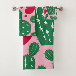 Kärlek Cactus Mönster