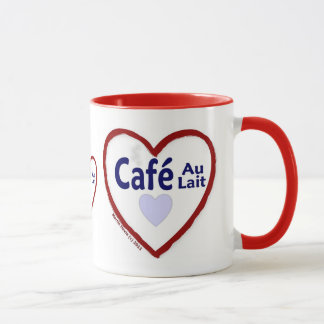 Kärlek Café Au Lait - Ringer Mugg