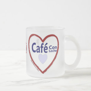 Kärlek Café Con Leche - Frosted Mugg