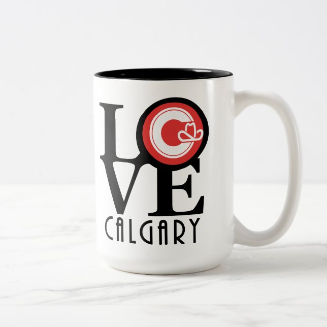 KÄRLEK Calgary 15oz Två-Tonad Mugg (Höger)
