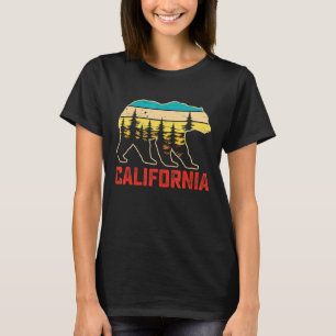 Kärlek California Retro Vintage Cali Pride Bear So T Shirt