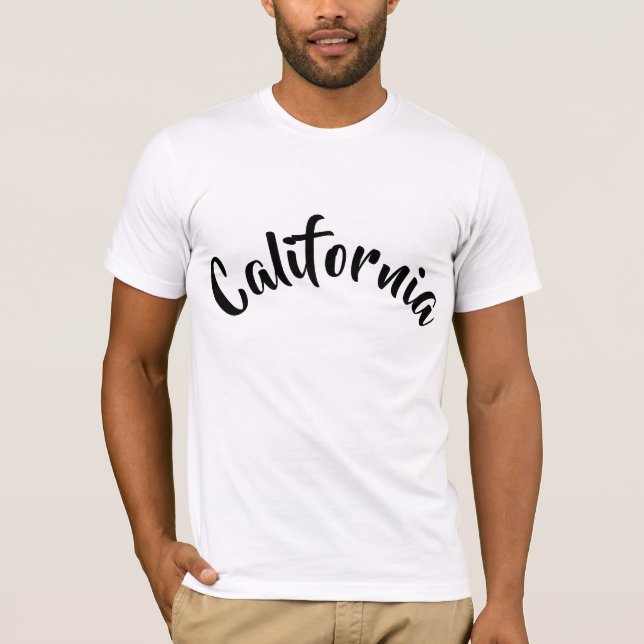 kärlek california-semestersöt strand till strö til t shirt (Framsida)