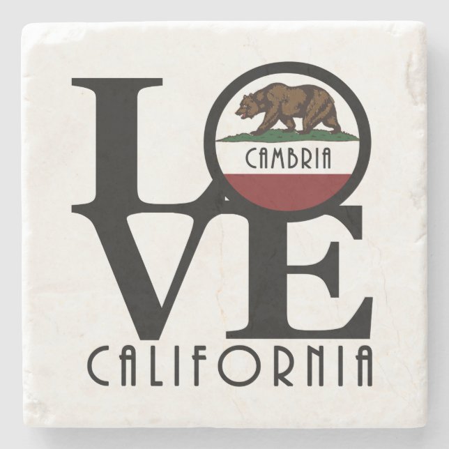 KÄRLEK Cambria California Stenunderlägg (Framsidan)