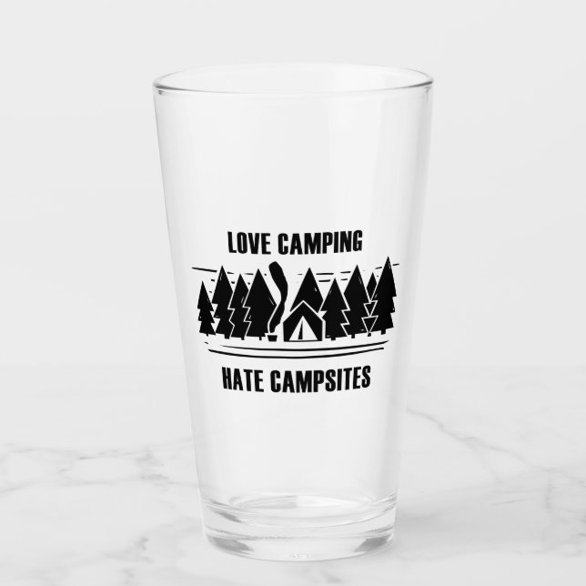 Kärlek Camping, Hate Campsites Glaskopp (Framsida)