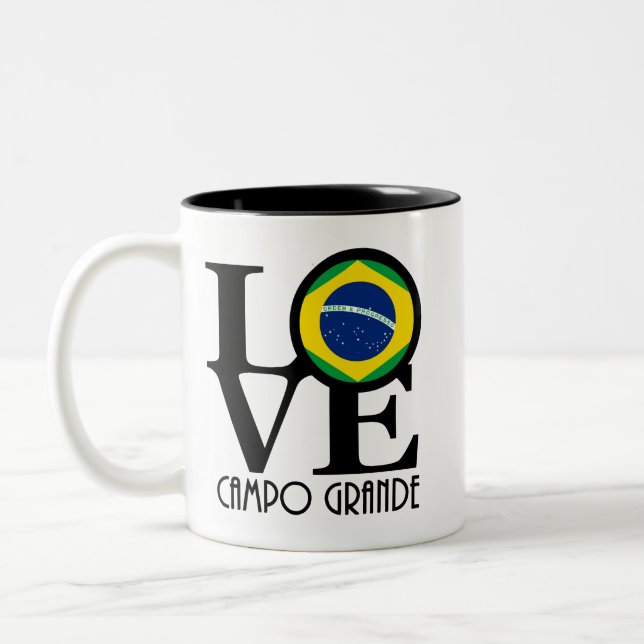 KÄRLEK Campo Grande 11oz Två-Tonad Mugg (Vänster)