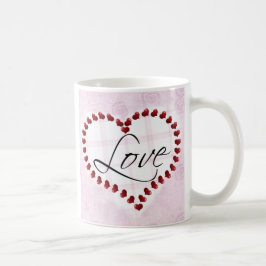 Kärlek Candy Hearts Mugg