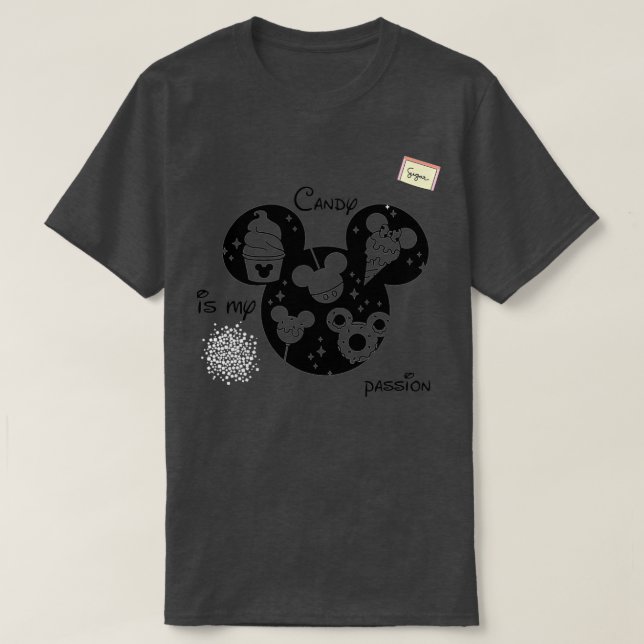 KÄRLEK CANDY, SVEET FOOD Långärmad T Shirt (Design framsida)