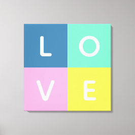 Kärlek Canvastryck