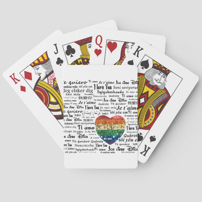 Kärlek Casinokort (Baksidan)