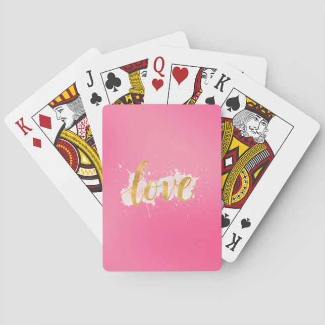 Kärlek Casinokort (Baksidan)