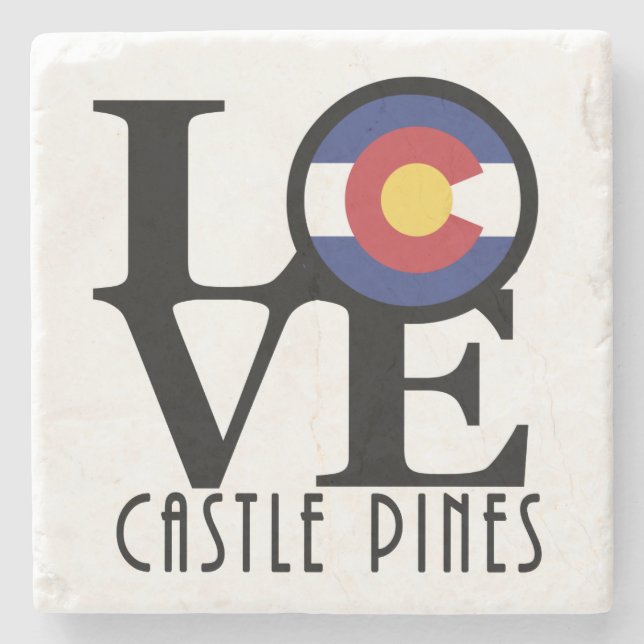 KÄRLEK Castle Gräs Colorado Stenunderlägg (Framsidan)