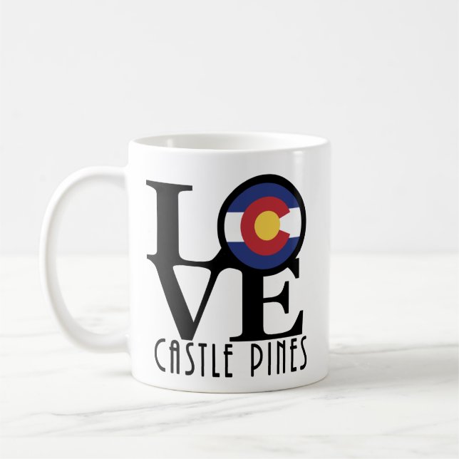 Kärlek Castle Pines 11oz Kaffemugg (Vänster)