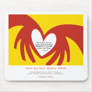 Kärlek Casts ut skräck Mousepad Musmatta