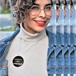 Kärlek Cat Bachelorette Finale Button Knapp
