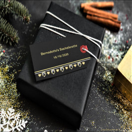 Kärlek Cat Gift/Favor Tag - Adiela Akoo Presentetikett