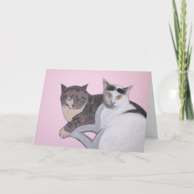 Kärlek Cat Kort (Framsida)
