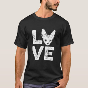 Kärlek Cat Sphynx Cat T Shirt