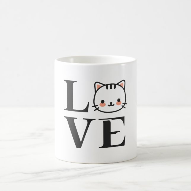 Kärlek Cats Kaffemugg (Center)