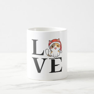 Kärlek Cats - Santa Kitten Kaffemugg
