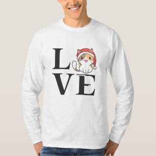 Kärlek Cats - Santa Kitten T Shirt