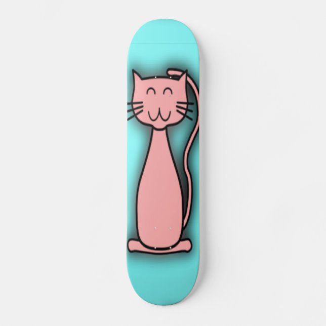 Kärlek Cats Skateboard Bräda 20,5 Cm (Framsida)