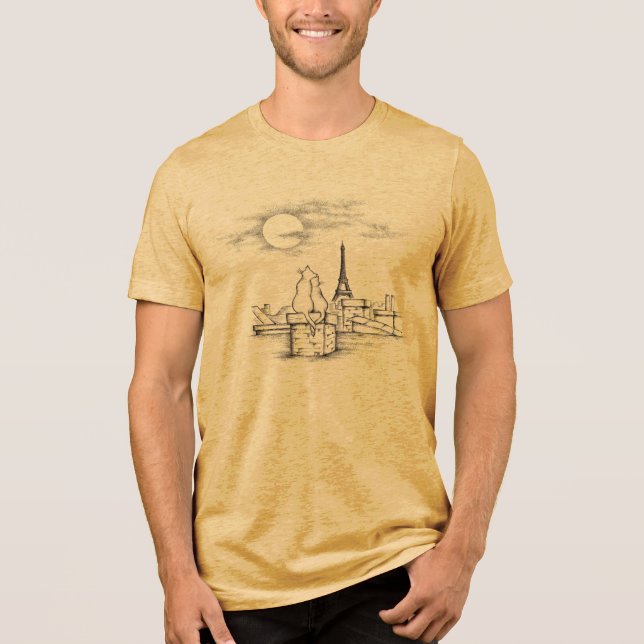 Kärlek Cats T Shirt (Framsida)