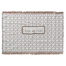 Kärlek Cats Throw Blanket