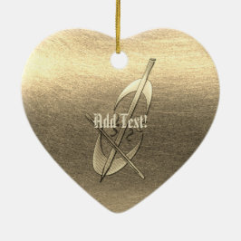 Kärlek Cello Music Add Text Ornament