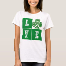 Kärlek Celtic Shamrock Hearts