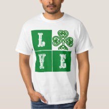 Kärlek Celtic Shamrock Hearts