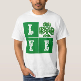 Kärlek Celtic Shamrock Hearts Tröja