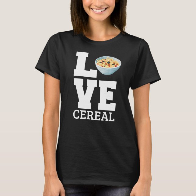 Kärlek Cereal T Shirt (Framsida)